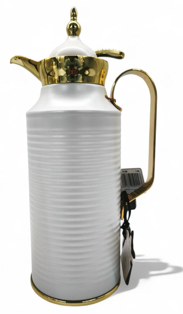 Fursan Steel Vacuum Flask 1Ltr White Gold - Al Kabayel Discount CentreFursan Steel Vacuum Flask 1Ltr White GoldThermosFURSANAl Kabayel Discount Centre