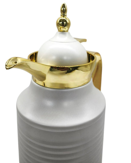 Fursan Steel Vacuum Flask 1Ltr White Gold - Al Kabayel Discount CentreFursan Steel Vacuum Flask 1Ltr White GoldThermosFURSANAl Kabayel Discount Centre