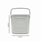 G-Spark Light Grey Plastic Laundry Basket with Handle - 35×37cm - Al Kabayel Discount CentreG-Spark Light Grey Plastic Laundry Basket with Handle - 35×37cmOrganizers & AccessoriesG-SPARKAl Kabayel Discount Centre