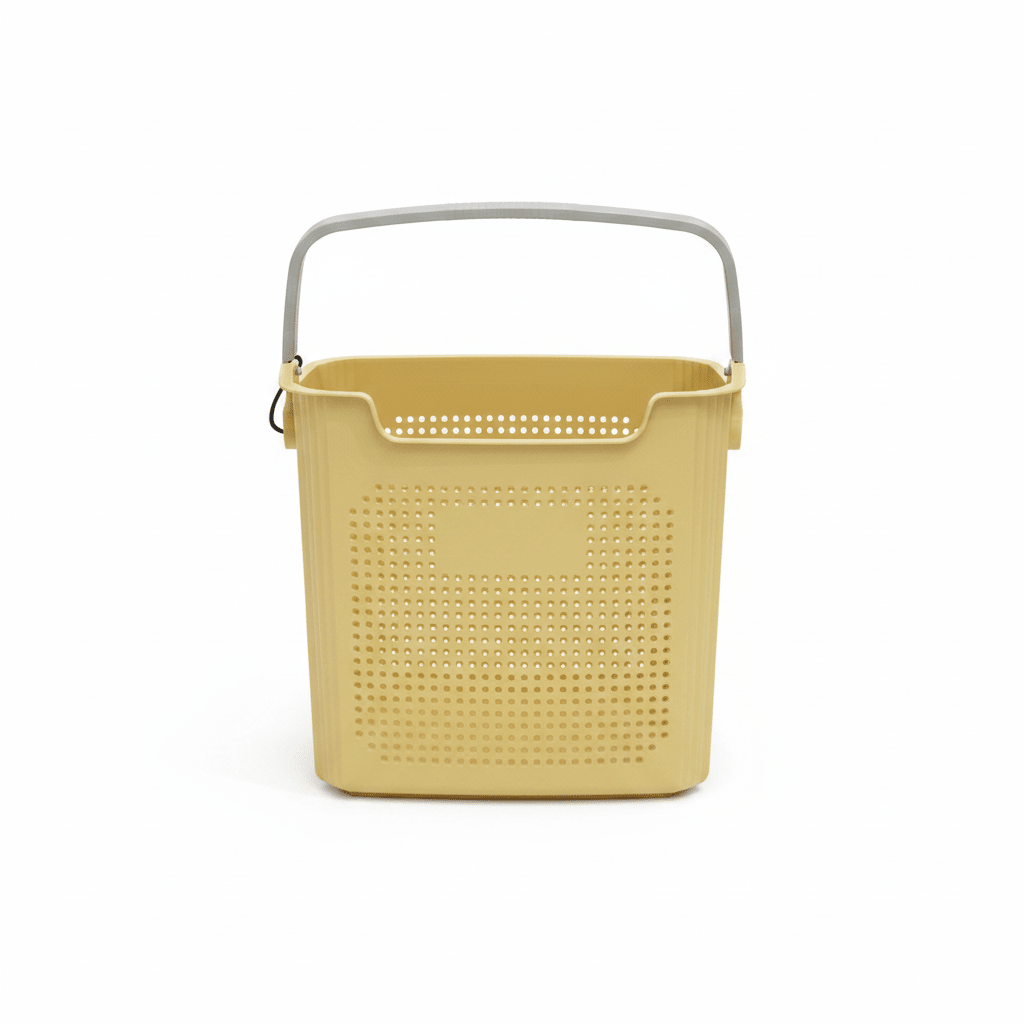 G-Spark Yellow Plastic Storage Basket with Handle - 35×37 cm - Al Kabayel Discount CentreG-Spark Yellow Plastic Storage Basket with Handle - 35×37 cmOrganizers & AccessoriesG-SPARKAl Kabayel Discount Centre
