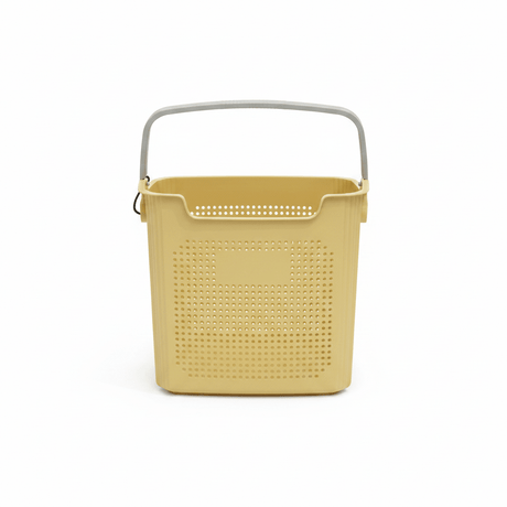 G-Spark Yellow Plastic Storage Basket with Handle - 35×37 cm - Al Kabayel Discount CentreG-Spark Yellow Plastic Storage Basket with Handle - 35×37 cmOrganizers & AccessoriesG-SPARKAl Kabayel Discount Centre