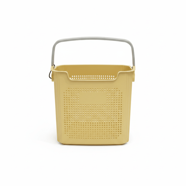 G-Spark Yellow Plastic Storage Basket with Handle - 35×37 cm - Al Kabayel Discount CentreG-Spark Yellow Plastic Storage Basket with Handle - 35×37 cmOrganizers & AccessoriesG-SPARKAl Kabayel Discount Centre