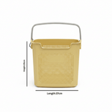G-Spark Yellow Plastic Storage Basket with Handle - 35×37 cm - Al Kabayel Discount CentreG-Spark Yellow Plastic Storage Basket with Handle - 35×37 cmOrganizers & AccessoriesG-SPARKAl Kabayel Discount Centre