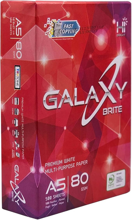 Galaxy A5 Photocopy Paper 500 Sheet - Al Kabayel Discount CentreGalaxy A5 Photocopy Paper 500 SheetCopy & Printer PaperGALAXYAl Kabayel Discount Centre