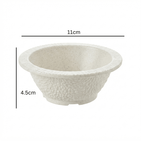 Garall Melamine Bowl 11×4.5cm – OffWhite - Al Kabayel Discount CentreGarall Melamine Bowl 11×4.5cm – OffWhiteBowlsGARALLAl Kabayel Discount Centre
