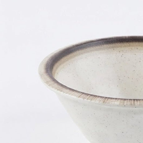Garall Melamine Bowl 22×9cm – Cream Beige with Dark Rim - Al Kabayel Discount CentreGarall Melamine Bowl 22×9cm – Cream Beige with Dark RimBowlsGARALLAl Kabayel Discount Centre