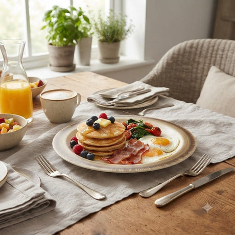 Garall Melamine Deep Plate 10.5" – Stone Series – Cream & Dark Rim - Al Kabayel Discount CentreGarall Melamine Deep Plate 10.5" – Stone Series – Cream & Dark RimPlatesGARALLAl Kabayel Discount Centre