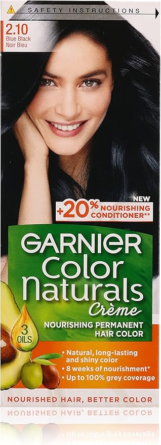 Garnier color naturals 2.10 hair color, blue black, 112gm - Al Kabayel Discount CentreGarnier color naturals 2.10 hair color, blue black, 112gmHair CareGARNIERAl Kabayel Discount Centre