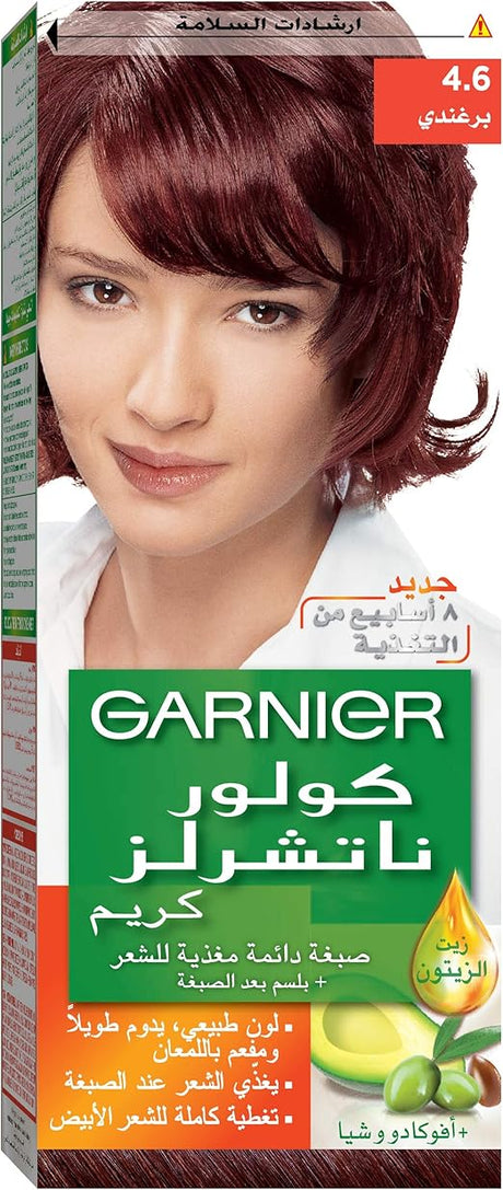 Garnier Color Naturals, 4.6 Burgundy , Permanent Hair Color - Al Kabayel Discount CentreGarnier Color Naturals, 4.6 Burgundy , Permanent Hair ColorHair CareGARNIERAl Kabayel Discount Centre