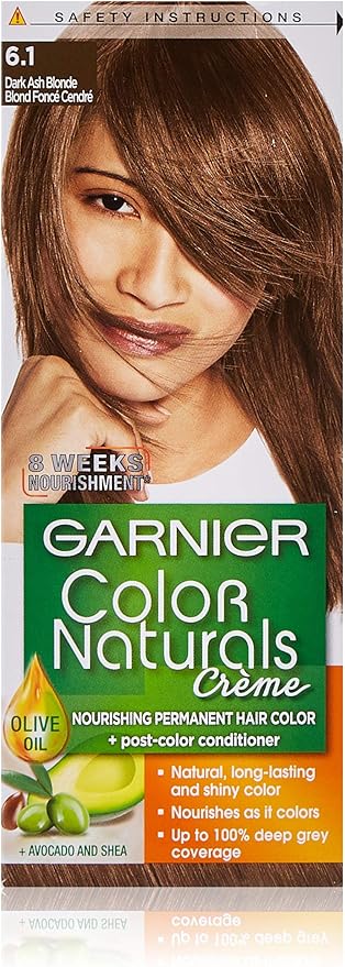 Garnier Color Naturals, 6.1 Dark Ash Blonde, Permanent Hair Color - Al Kabayel Discount CentreGarnier Color Naturals, 6.1 Dark Ash Blonde, Permanent Hair ColorHair CareGARNIERAl Kabayel Discount Centre