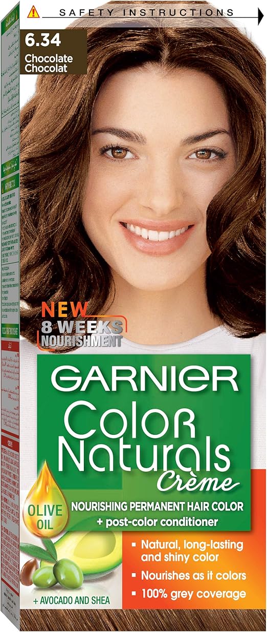 Garnier Color Naturals, 6.34 Chocolate, Permanent Hair Color - Al Kabayel Discount CentreGarnier Color Naturals, 6.34 Chocolate, Permanent Hair ColorHair CareGARNIERAl Kabayel Discount Centre