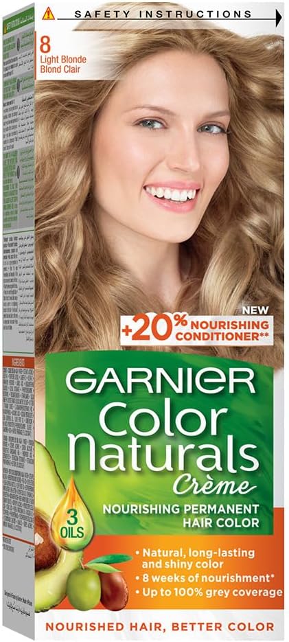 Garnier Color Naturals 8 light blonde Haircolor - Al Kabayel Discount CentreGarnier Color Naturals 8 light blonde HaircolorHair CareGARNIERAl Kabayel Discount Centre