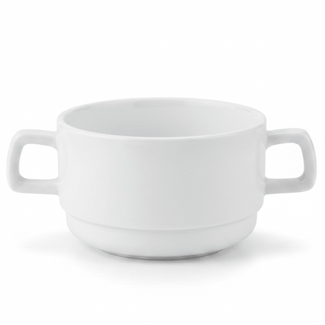 Gastro Plast Premium White Elegant Melamine Soup Bowl with Handle 10×6 cm Heat Resistant - Al Kabayel Discount CentreGastro Plast Premium White Elegant Melamine Soup Bowl with Handle 10×6 cm Heat ResistantBowlsGASTRO PLASTAl Kabayel Discount Centre