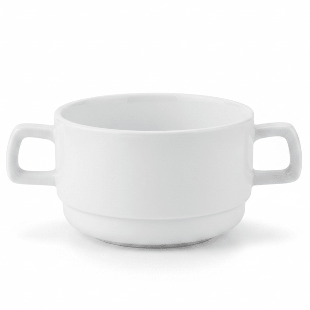 Gastro Plast Premium White Elegant Melamine Soup Bowl with Handle 10×6 cm Heat Resistant - Al Kabayel Discount CentreGastro Plast Premium White Elegant Melamine Soup Bowl with Handle 10×6 cm Heat ResistantBowlsGASTRO PLASTAl Kabayel Discount Centre