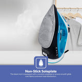 Geepas 1600W Multifunctional Steam Iron for Crisp Ironed Clothes – Non - Stick Soleplate, Wet/Dry Function & with Temperature Control - Al Kabayel Discount CentreGeepas 1600W Multifunctional Steam Iron for Crisp Ironed Clothes – Non - Stick Soleplate, Wet/Dry Function & with Temperature ControlIrons & SteamersGEEPASAl Kabayel Discount Centre
