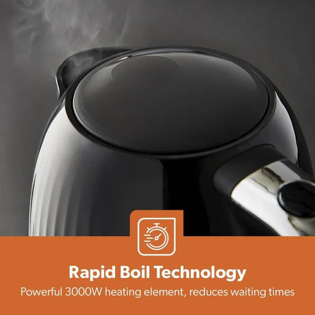 Geepas 1.7L Fluted Black Jug Kettle GK38068UK-BK - 3000W Rapid Boil - Al Kabayel Discount CentreGeepas 1.7L Fluted Black Jug Kettle GK38068UK-BK - 3000W Rapid BoilElectric KettlesGEEPASAl Kabayel Discount Centre