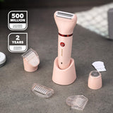 Geepas 3 - in - 1 Waterproof Lady Shaver Set | Wet & Dry Rechargeable Electric Razor for Women with Facial Hair & Body Trimmer Heads | Cordless Portable LED Indicator | USB Charging, Gift for Women - Al Kabayel Discount CentreGeepas 3 - in - 1 Waterproof Lady Shaver Set | Wet & Dry Rechargeable Electric Razor for Women with Facial Hair & Body Trimmer Heads | Cordless Portable LED Indicator | USB Charging, Gift for WomenTrimmerGEEPASAl Kabayel Discount Centre