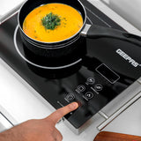 Geepas 4 Digit LED Display 2000W Digital Infrared Cooker GIC6920|Elegant Design, Fireproof material, Stainless steel body| Overheat protection, over current protection, high & low voltage protection - Al Kabayel Discount CentreGeepas 4 Digit LED Display 2000W Digital Infrared Cooker GIC6920|Elegant Design, Fireproof material, Stainless steel body| Overheat protection, over current protection, high & low voltage protectionStovesGEEPASAl Kabayel Discount Centre