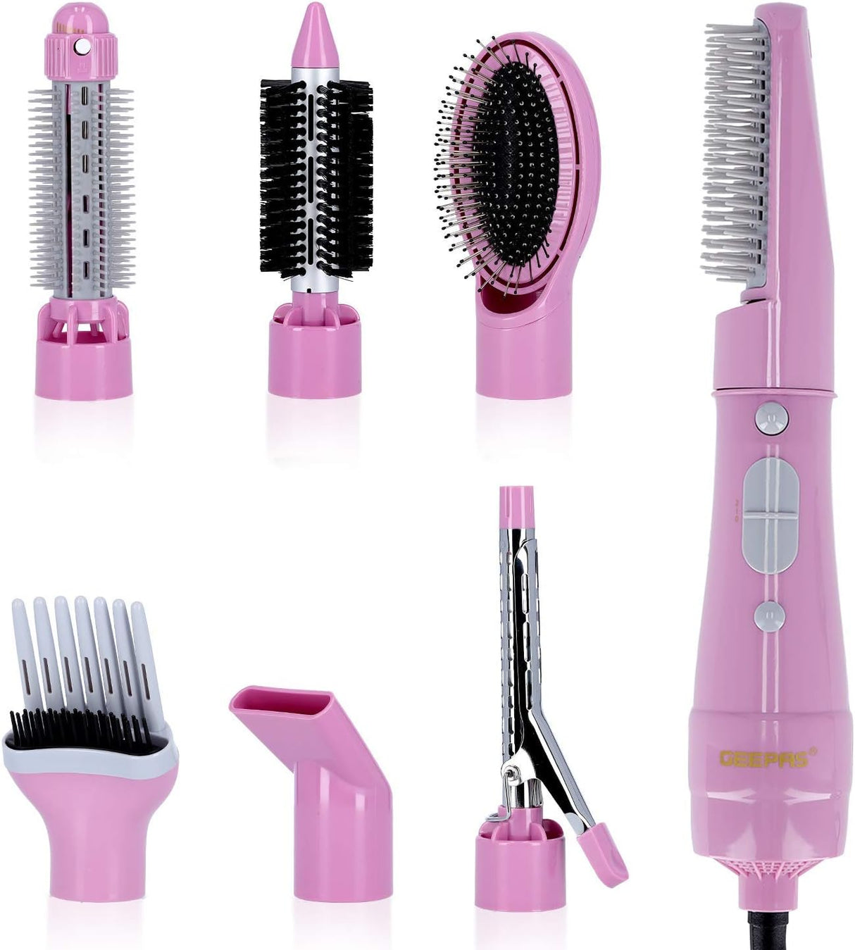GEEPAS 8 in 1 Hair Styler 750W - GH731 - Al Kabayel Discount CentreGEEPAS 8 in 1 Hair Styler 750W - GH731Personal Care & Styling ToolsGEEPASAl Kabayel Discount Centre