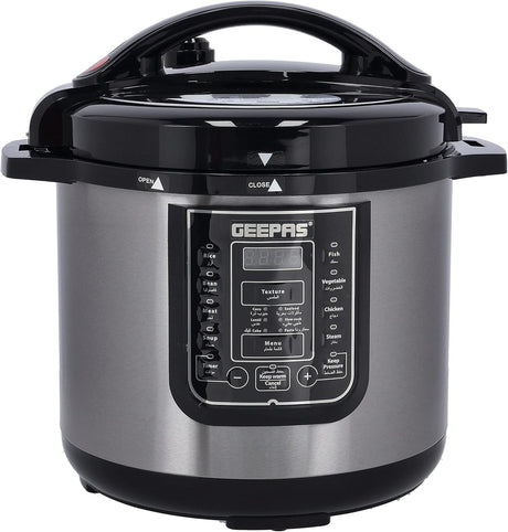 Geepas 8L Digital Multi Cooker Portable Led Screen With Touch Menu 14 Programs, Auto Shut Off Function 8L Capacity Detachable Inner Lid, Grey GMC35029 - Al Kabayel Discount CentreGeepas 8L Digital Multi Cooker Portable Led Screen With Touch Menu 14 Programs, Auto Shut Off Function 8L Capacity Detachable Inner Lid, Grey GMC35029Electric CookersGEEPASAl Kabayel Discount Centre