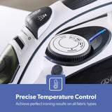 Geepas Ceramic Steam Iron, Temperature Control, Gsi24025 Ceramic Sole Plate, Wet And Dry Self Cleaning Function Powerful Steam Burst 480ML Water Tank - Al Kabayel Discount CentreGeepas Ceramic Steam Iron, Temperature Control, Gsi24025 Ceramic Sole Plate, Wet And Dry Self Cleaning Function Powerful Steam Burst 480ML Water TankIrons & SteamersGEEPASAl Kabayel Discount Centre