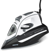 Geepas Ceramic Steam Iron, Temperature Control, Gsi24025 Ceramic Sole Plate, Wet And Dry Self Cleaning Function Powerful Steam Burst 480ML Water Tank - Al Kabayel Discount CentreGeepas Ceramic Steam Iron, Temperature Control, Gsi24025 Ceramic Sole Plate, Wet And Dry Self Cleaning Function Powerful Steam Burst 480ML Water TankIrons & SteamersGEEPASAl Kabayel Discount Centre
