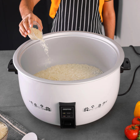 Geepas Commercial Rice Cooker GRC4323 - 10L Capacity - Al Kabayel Discount CentreGeepas Commercial Rice Cooker GRC4323 - 10L CapacityRice CookersGEEPASAl Kabayel Discount Centre