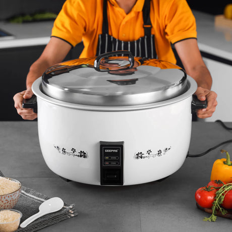 Geepas Commercial Rice Cooker GRC4323 - 10L Capacity - Al Kabayel Discount CentreGeepas Commercial Rice Cooker GRC4323 - 10L CapacityRice CookersGEEPASAl Kabayel Discount Centre