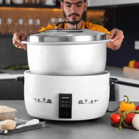 Geepas Commercial Rice Cooker GRC4323 - 10L Capacity - Al Kabayel Discount CentreGeepas Commercial Rice Cooker GRC4323 - 10L CapacityRice CookersGEEPASAl Kabayel Discount Centre