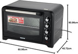 Geepas Electric Oven 60L with Rotisserie & Convection GO4401 - Al Kabayel Discount CentreGeepas Electric Oven 60L with Rotisserie & Convection GO4401OvensGEEPASAl Kabayel Discount Centre