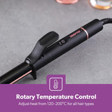 Geepas Expert Salon Hair Curler GHC86099UK | Ceramic - Coated Barrel, Digital Display, Rotary Temp Control, 60 - Min Auto Shut - Off, Safe & Professional - Al Kabayel Discount CentreGeepas Expert Salon Hair Curler GHC86099UK | Ceramic - Coated Barrel, Digital Display, Rotary Temp Control, 60 - Min Auto Shut - Off, Safe & ProfessionalHair StraightenerGEEPASAl Kabayel Discount Centre