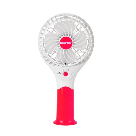 Geepas GF9617 Rechargeable Mini Fan – 3 Speed Portable Handheld Fan with 3.7V (Orange/Blue/Green/Pink) - Al Kabayel Discount CentreGeepas GF9617 Rechargeable Mini Fan – 3 Speed Portable Handheld Fan with 3.7V (Orange/Blue/Green/Pink)Mini FansGEEPASAl Kabayel Discount Centre