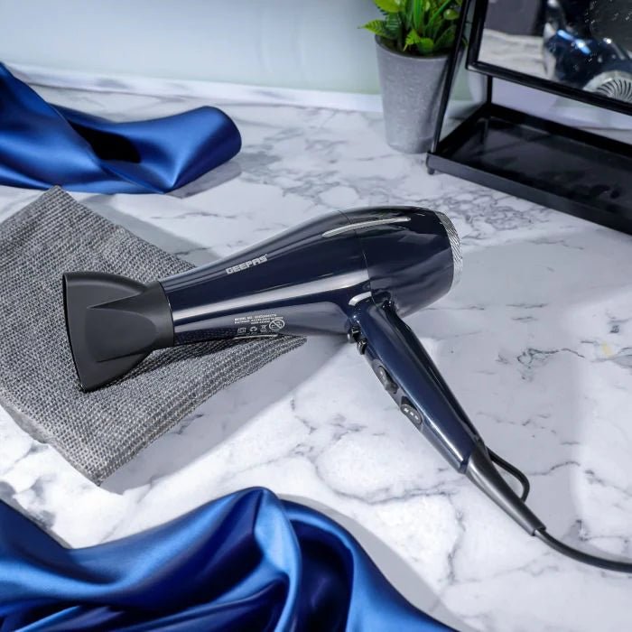 Geepas GHD86007 Professional Hair Dryer| 2400W AC Motor| 2 - Speed & 3 - Heat Settings| Turbo Function| Removable Filter Cover| Detachable Concentrator - Al Kabayel Discount CentreGeepas GHD86007 Professional Hair Dryer| 2400W AC Motor| 2 - Speed & 3 - Heat Settings| Turbo Function| Removable Filter Cover| Detachable ConcentratorHair DryerGEEPASAl Kabayel Discount Centre