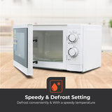 Geepas GMO1894 20L Microwave Oven | 1200W Solo Microwave with 6 Power Levels and a Timer | Cooking Power Control with 2 Rotary Dials & Defrost Settings | White - Al Kabayel Discount CentreGeepas GMO1894 20L Microwave Oven | 1200W Solo Microwave with 6 Power Levels and a Timer | Cooking Power Control with 2 Rotary Dials & Defrost Settings | WhiteFood & Drink AppliancesGEEPASAl Kabayel Discount Centre
