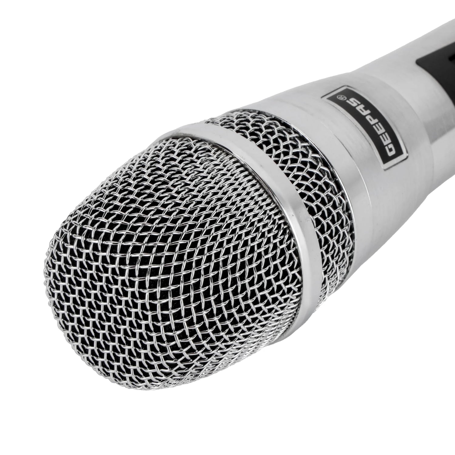Geepas GMP15016 Dynamic Microphone | Sharp Sensitivity, Crystal - Clear Sound | 8m Cable, XLR Connector, Wide Frequency Range, Low Pass Filter | For Studio, Stage & Broadcasting | Silver - Al Kabayel Discount CentreGeepas GMP15016 Dynamic Microphone | Sharp Sensitivity, Crystal - Clear Sound | 8m Cable, XLR Connector, Wide Frequency Range, Low Pass Filter | For Studio, Stage & Broadcasting | SilverElectronic AppliancesGEEPASAl Kabayel Discount Centre