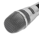 Geepas GMP15016 Dynamic Microphone | Sharp Sensitivity, Crystal - Clear Sound | 8m Cable, XLR Connector, Wide Frequency Range, Low Pass Filter | For Studio, Stage & Broadcasting | Silver - Al Kabayel Discount CentreGeepas GMP15016 Dynamic Microphone | Sharp Sensitivity, Crystal - Clear Sound | 8m Cable, XLR Connector, Wide Frequency Range, Low Pass Filter | For Studio, Stage & Broadcasting | SilverElectronic AppliancesGEEPASAl Kabayel Discount Centre