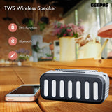 Geepas GMS11184 Bluetooth Rechargeable Speaker - Portable Wireless Speakers Long Hours Playtime 1200mAh Battery with Powerful Bass TF Card AUX USB Playback - Loud Speaker for Home Party Outdoor - Al Kabayel Discount CentreGeepas GMS11184 Bluetooth Rechargeable Speaker - Portable Wireless Speakers Long Hours Playtime 1200mAh Battery with Powerful Bass TF Card AUX USB Playback - Loud Speaker for Home Party OutdoorElectronic AppliancesGEEPASAl Kabayel Discount Centre