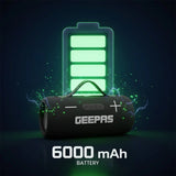 Geepas GMS11201 Water Resistant Bluetooth Speaker | Portable Wireless Design with Long Battery Life, 10m Bluetooth Range, Powerful Sound, Built - in Mic & Easy Connectivity - Al Kabayel Discount CentreGeepas GMS11201 Water Resistant Bluetooth Speaker | Portable Wireless Design with Long Battery Life, 10m Bluetooth Range, Powerful Sound, Built - in Mic & Easy ConnectivityElectronic AppliancesGEEPASAl Kabayel Discount Centre