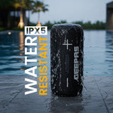 Geepas GMS11201 Water Resistant Bluetooth Speaker | Portable Wireless Design with Long Battery Life, 10m Bluetooth Range, Powerful Sound, Built - in Mic & Easy Connectivity - Al Kabayel Discount CentreGeepas GMS11201 Water Resistant Bluetooth Speaker | Portable Wireless Design with Long Battery Life, 10m Bluetooth Range, Powerful Sound, Built - in Mic & Easy ConnectivityElectronic AppliancesGEEPASAl Kabayel Discount Centre