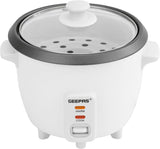 Geepas GRC1828H 0.6L Rice Cooker with Non - Stick Cooking Pot | 350W | Automatic Cooking, Steam Vent Lid & Simple One Touch Operation |Make Rice, Steam Healthy Food & Vegetables - Al Kabayel Discount CentreGeepas GRC1828H 0.6L Rice Cooker with Non - Stick Cooking Pot | 350W | Automatic Cooking, Steam Vent Lid & Simple One Touch Operation |Make Rice, Steam Healthy Food & VegetablesRice CookersGEEPASAl Kabayel Discount Centre
