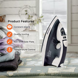 Geepas GSI7788 Ceramic Steam Iron 2000W - Temperature Control for Wet/Dry Crease Free Ironing | Steam Function & Self Cleaning Function - Al Kabayel Discount CentreGeepas GSI7788 Ceramic Steam Iron 2000W - Temperature Control for Wet/Dry Crease Free Ironing | Steam Function & Self Cleaning FunctionIrons & SteamersGEEPASAl Kabayel Discount Centre