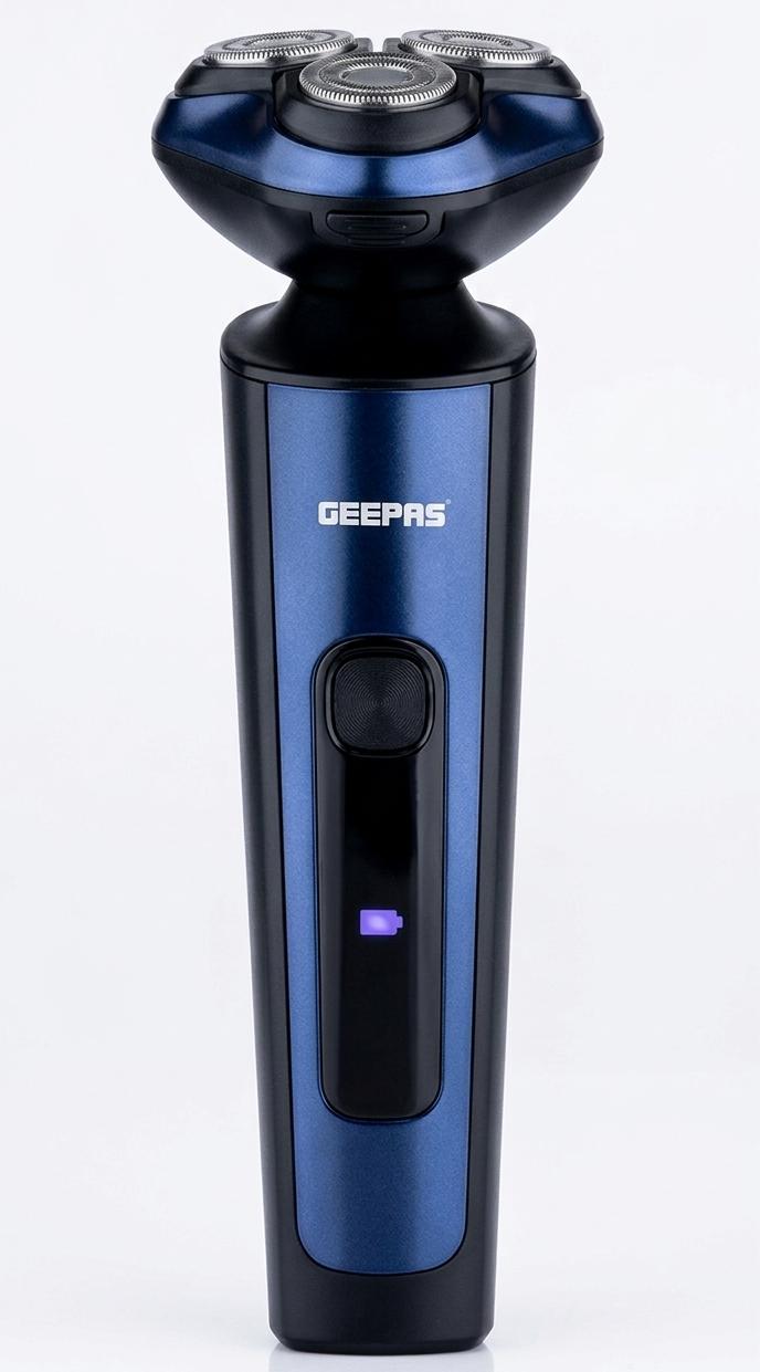 Geepas GSR57501 3 - Head Rechargeable Shaver - Blue | IPX6 Waterproof, Lithium Battery | Fast Charging | Easy Cleaning | LED Indicator | Long - Lasting Motor - Al Kabayel Discount CentreGeepas GSR57501 3 - Head Rechargeable Shaver - Blue | IPX6 Waterproof, Lithium Battery | Fast Charging | Easy Cleaning | LED Indicator | Long - Lasting MotorTrimmerGEEPASAl Kabayel Discount Centre