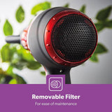 Geepas Hair Dryer, 2 Speed Setting, 2000W, GHD86018 | Removable Filter | Hang - up Hook | Cool Shot Function | 3 Heat Settings | Travel Friendly Dryer - Al Kabayel Discount CentreGeepas Hair Dryer, 2 Speed Setting, 2000W, GHD86018 | Removable Filter | Hang - up Hook | Cool Shot Function | 3 Heat Settings | Travel Friendly DryerHair DryerGEEPASAl Kabayel Discount Centre