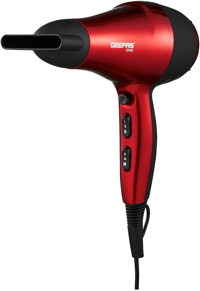 Geepas Hair Dryer, 2 Speed Setting, 2000W, GHD86018 | Removable Filter | Hang - up Hook | Cool Shot Function | 3 Heat Settings | Travel Friendly Dryer - Al Kabayel Discount CentreGeepas Hair Dryer, 2 Speed Setting, 2000W, GHD86018 | Removable Filter | Hang - up Hook | Cool Shot Function | 3 Heat Settings | Travel Friendly DryerHair DryerGEEPASAl Kabayel Discount Centre