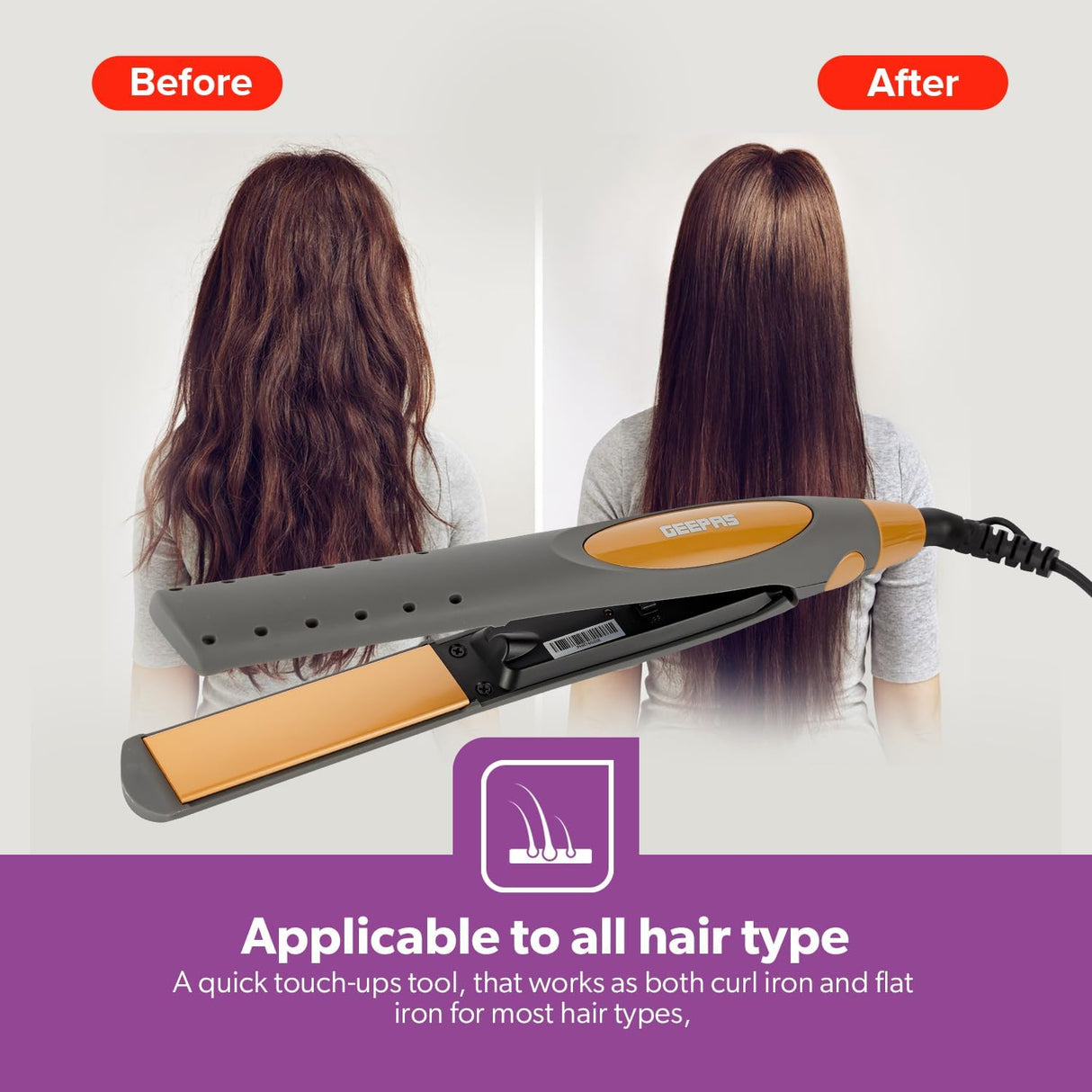 Geepas Hair Dryer & Straightener Combo GHF86074 - Al Kabayel Discount CentreGeepas Hair Dryer & Straightener Combo GHF86074Hair DryerGEEPASAl Kabayel Discount Centre