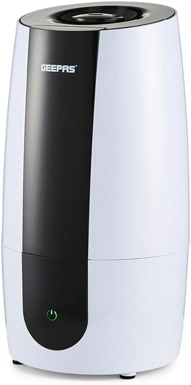 Geepas Humidifier for Bedroom, 2.6L Top Fill Cool Mist Large Room, 360° Rotatable, Night Light Auto Mode, 35dB Noise Level Humidifiers for Baby, Essential Oil Diffuser, Baby, Home, Work - Al Kabayel Discount CentreGeepas Humidifier for Bedroom, 2.6L Top Fill Cool Mist Large Room, 360° Rotatable, Night Light Auto Mode, 35dB Noise Level Humidifiers for Baby, Essential Oil Diffuser, Baby, Home, WorkHome Décor AccentsGEEPASAl Kabayel Discount Centre