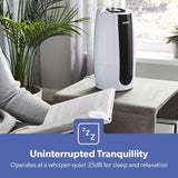 Geepas Humidifier for Bedroom, 2.6L Top Fill Cool Mist Large Room, 360° Rotatable, Night Light Auto Mode, 35dB Noise Level Humidifiers for Baby, Essential Oil Diffuser, Baby, Home, Work - Al Kabayel Discount CentreGeepas Humidifier for Bedroom, 2.6L Top Fill Cool Mist Large Room, 360° Rotatable, Night Light Auto Mode, 35dB Noise Level Humidifiers for Baby, Essential Oil Diffuser, Baby, Home, WorkHome Décor AccentsGEEPASAl Kabayel Discount Centre