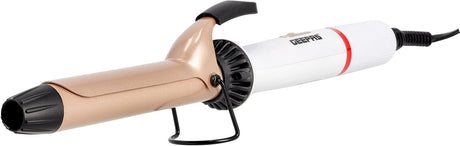 Geepas Portable Instant Pro Curling Iron with Titanium Barrel Coating, Auto - Shut Off 30 - minutes Timer & 5 - level Auto Shut Off - GHC86011 - Al Kabayel Discount CentreGeepas Portable Instant Pro Curling Iron with Titanium Barrel Coating, Auto - Shut Off 30 - minutes Timer & 5 - level Auto Shut Off - GHC86011Hair StraightenerGEEPASAl Kabayel Discount Centre