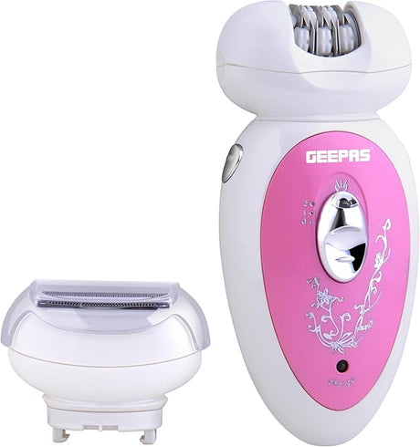 GEEPAS Rechargeable 2 in 1 Ladies Epilator Set, GLS8679 - Al Kabayel Discount CentreGEEPAS Rechargeable 2 in 1 Ladies Epilator Set, GLS8679Personal Care & Styling ToolsGEEPASAl Kabayel Discount Centre