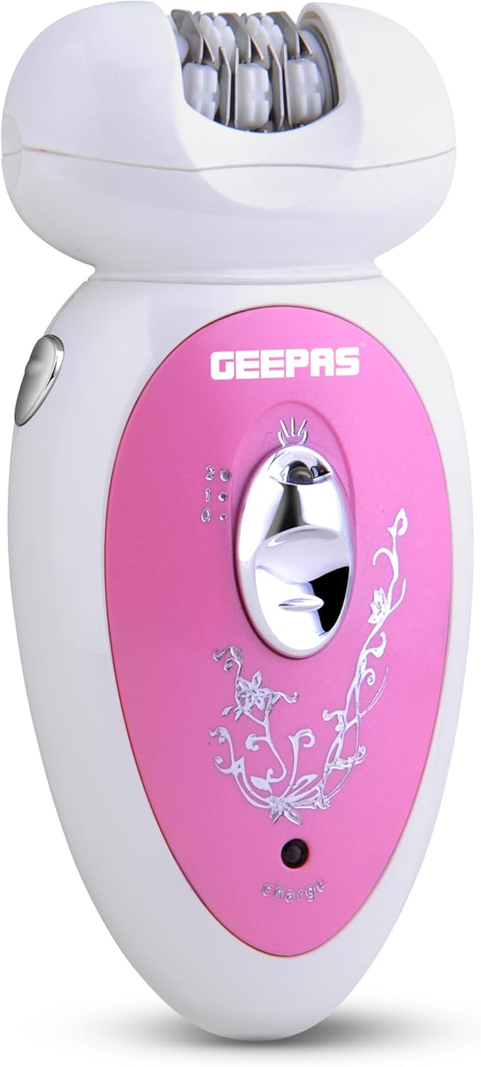 GEEPAS Rechargeable 2 in 1 Ladies Epilator Set, GLS8679 - Al Kabayel Discount CentreGEEPAS Rechargeable 2 in 1 Ladies Epilator Set, GLS8679Personal Care & Styling ToolsGEEPASAl Kabayel Discount Centre